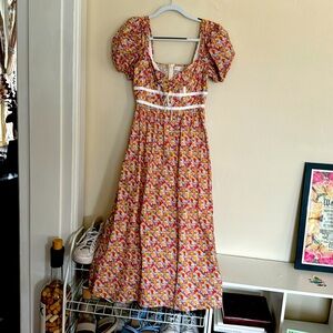 For Love and Lemons Margaret Midi Dress